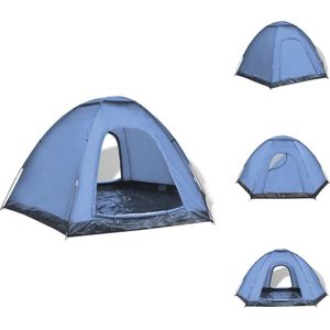 vidaXL Tent V6 - 360 x 316 x 180 cm - Waterbestendig - Glasvezel frame - 6-persoonstent - Tent