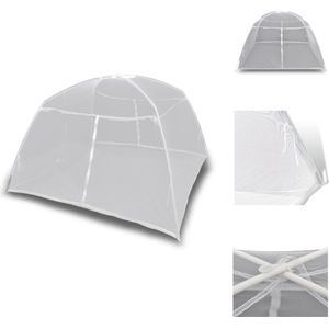 vidaXL Muskietentent - 200 x 180 x 150 cm - Gaas - Glasvezel - Tent