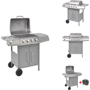 vidaXL Gasbarbecue X - Buiten BBQ - 104 x 55.4 x 97.7 cm - Robuust design - Barbecue