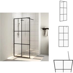 Vidaxl - Duschwand für Begehbare Dusche mit Klarem esg Glas 115x195 cm - Duschwand - esg Glas - Sicherheitsglas - Duschwand Für Begehbare Dusche