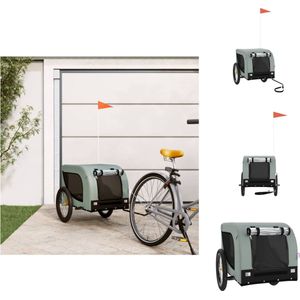 Torana - Pet-Stroller - Living Fahrradanhänger Hunde Grau und Schwarz Oxford-Gewebe und Eisen - Grau