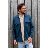Kultivate - Overshirt - Petrol - Regular Fit - Lange Mouwen