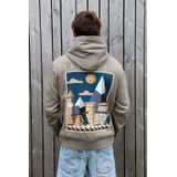 Kultivate - Hoodie Belle - Bruin - XXL - 80% Biologisch Katoen