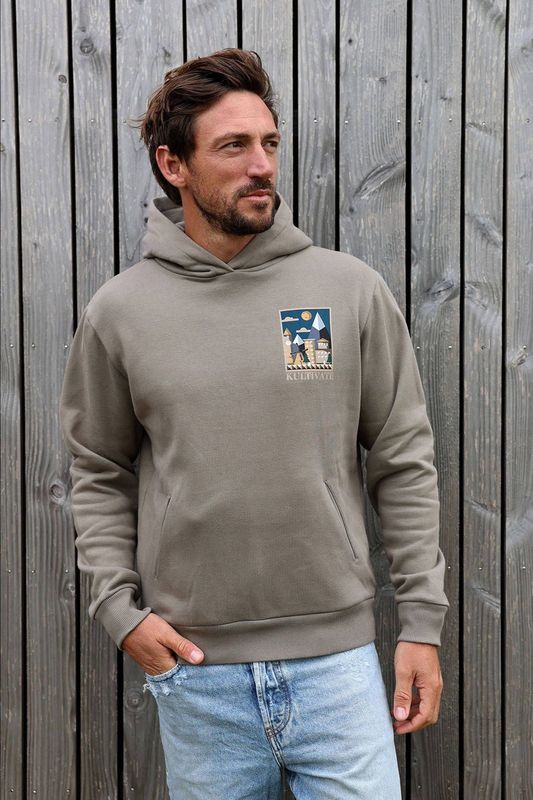 Kultivate - Hoodie Belle - Bruin - XXL - 80% Biologisch Katoen