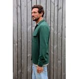 Kultivate - Overshirt - Groen - Regular Fit - Lange Mouwen