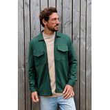 Kultivate - Overshirt - Groen - Regular Fit - Lange Mouwen