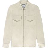 Kultivate - Casual Shirt - Ecru - Luxury Zip - Lange Mouwen