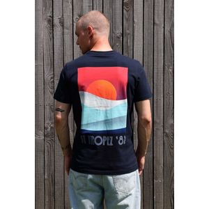 Kultivate T-shirt donkerblauw