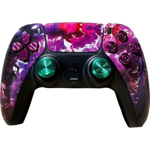 Clever Gaming Clever PS5 Draadloze Dualsense Controller  – Custom Purple Storm
