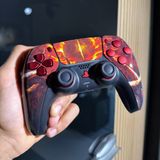 Clever PS5 Custom Flaming Eye Of Sauron Controller