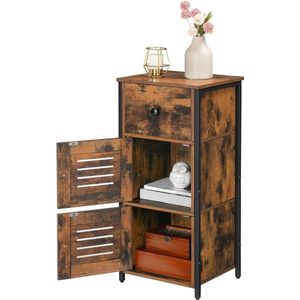 Ladekastje - Bijzetkastje - Commode kast - Zijkast met lade - Keukenkast met lamellendeur - Nachtkastje - Woonkamer - Slaapkamer - Kantoor - Hal - Ladekastje hout - Ladekasten slaapkamer - Commode - Ladenkastje - Hout - Metaal