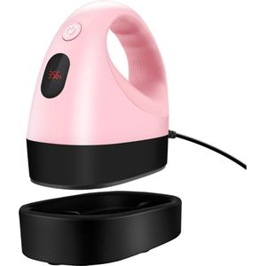 Transferpers - Roze - Mini-hittepers - Heat press - Pers - Plottermachine - Kleine hittepers met 3 warmtestanden - Draagbare mini-hittepers - Temperatuurweergave voor T-shirts - Met E-Book - Schoenen - Hoeden