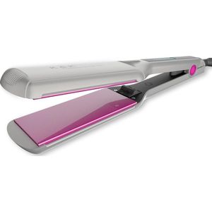 57 mm extra breed stijltang voor lang en dicht haar - keramische coating - snelle opwarming - droog en nat haar - 120-232 °C