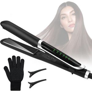 Stijltang - 2in1 - Krultang - Professionele Stijltang - Verstelbare Temperatuur - Keramische Coating