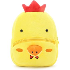 BoefieBoef Chicken Little Peuter Rugzak/Rugtas | Schattige Dieren Kinder Rugtas 0-5 Jaar - Baby Backpack voor Peuterspeelzaal / Opvang - Ideaal voor Peuters & Kleuters - Kuikentje