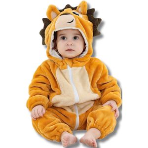 Uil Baby Dieren romper Verkleedpak – Peuter CarnavalKostuum – Onesie Kinderen 6 maanden tot 2 jaar – Flanel – Voor Kerstmis, Sinterklaas Cadeau – Jongen & Meisjes - Jumpsuit – Pyjama of Boxpak – Kruippak – Perfect kraamCadeau