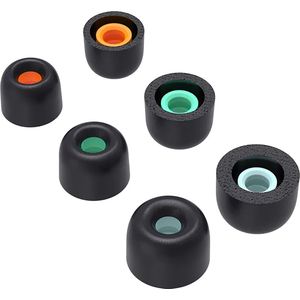 Ibley foam tips voor Sony WF-1000XM5/XM4/XM3 zwart - Foam Earplug - S/M/L formaat - 3 paar - 3 maten