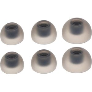 Ibley Siliconen oortips voor Samsung Galaxy buds 2 zwart - Siliconen Earplug - S/M/L formaat - 3 paar - 3 maten