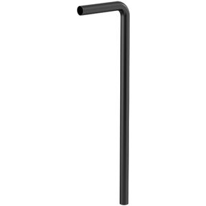 Vloerbuis mat zwart 750x220x32 mm