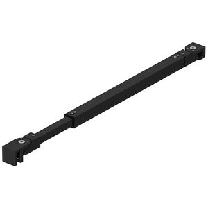 Stabilisatiestang hoek 45 graden 45-70cm mat zwart