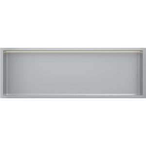 RVS Inbouwnis 30x90x7cm met LED verlichting