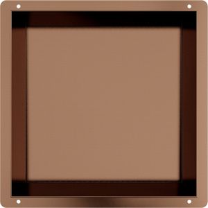 Copper RVS Inbouwnis met tegelflens 30x30x10cm