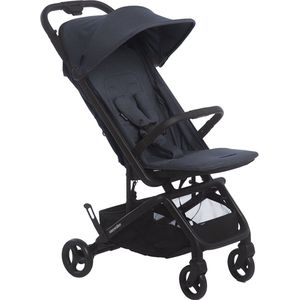 Easywalker Miley2 Speciale Editie Buggy 0-22 kg, Lichtgewicht, Reisvriendelijk, Gemakkelijk opvouwbaar, met transporttas & regenhoes, Geschikt voor autostoeltje - Geborsteld Zwart