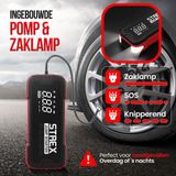 STREX SP313 Jumpstarter - Compressor - 4000A - 24000mAh - Inclusief Opbergtas