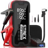 STREX SP313 Jumpstarter - Compressor - 4000A - 24000mAh - Inclusief Opbergtas