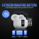 Strex - Draadloze Oordopjes - Wit - Bluetooth 5.3 - Active Noise Cancelling