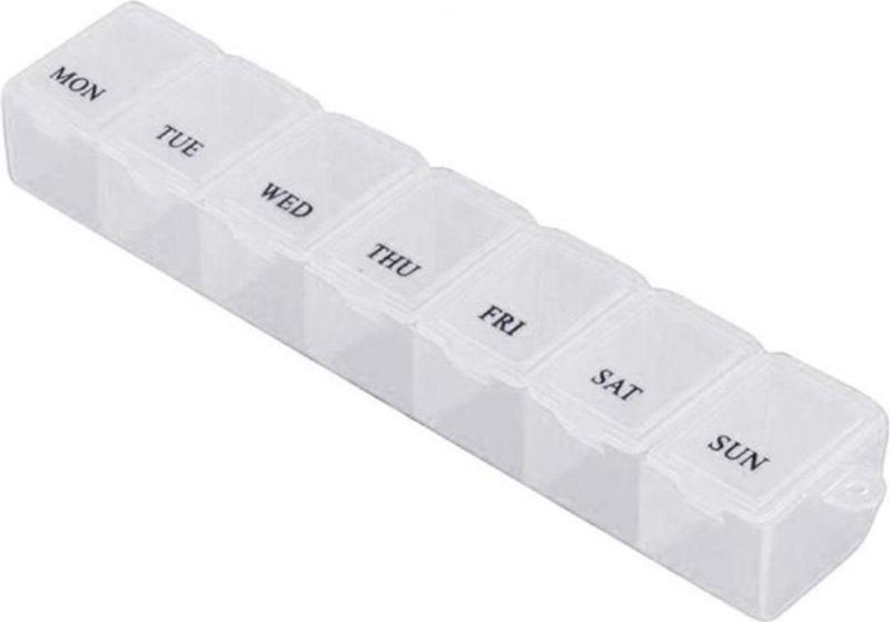 CHPN - Pillendoos - Transparant - Verdeeld in 7 Dagen