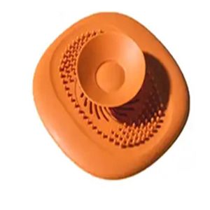 CHPN - Universele Gootsteenstop - Stopper - Oranje - Siliconen - Gootsteen dop - Gootsteen stop - Stop - Haarfilter - Afvoerstop