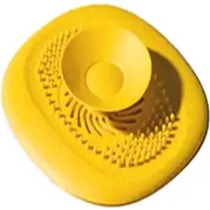 CHPN - Universele Gootsteenstop - Stopper - Geel - Siliconen - Gootsteen dop - Gootsteen stop - Stop - Haarfilter - Afvoerstop