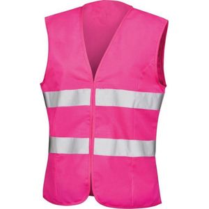 CHPN - Roze Hesje - Reflecterend vest - Veiligheidsvestje - Veiligheidshesje - Hesje - Fluoriserend hesje - Wegenbouw - Veiligheidsvest - S - Verkeer