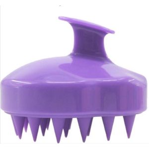 CHPN - Haarborstel – Paars – Anti roos – Siliconen Massageborstel – Anti roos borstel – Haarverzorging – Gezond haar – Haargroei - Hoofdhuidschilfers verwijderen