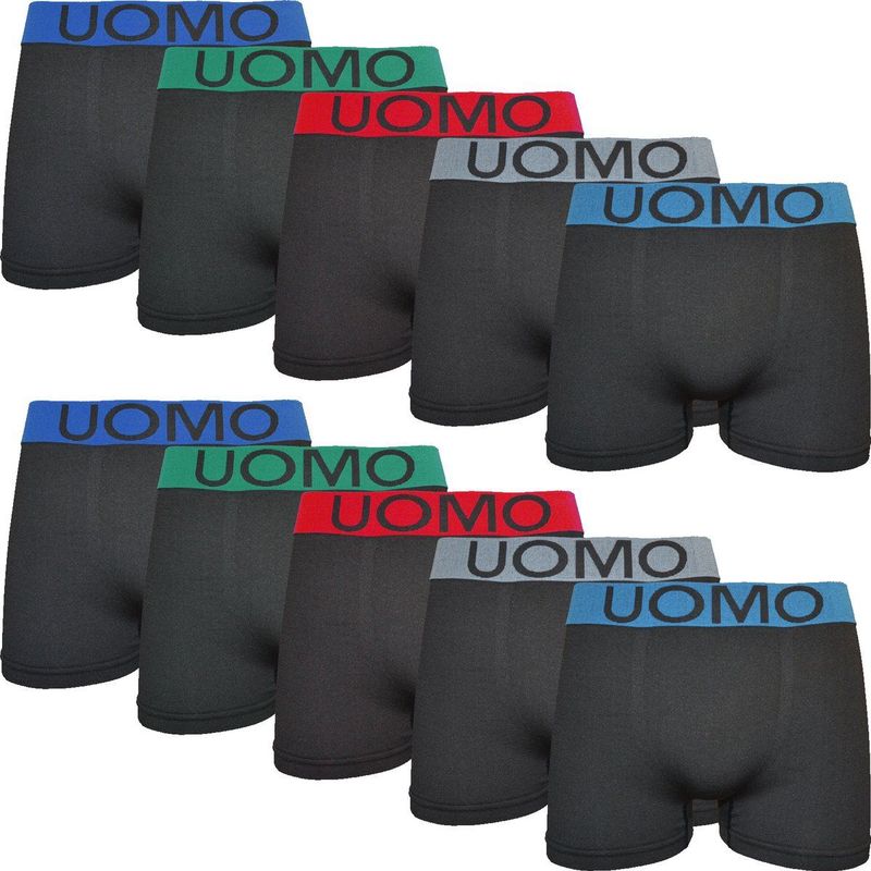 Uomo - Boxershorts - 5 Kleuren - 92% Polyamide 8% Elastaan