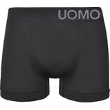 Uomo 10-Pack Heren Boxershorts - Naadloos - Uni Black - Zwart