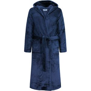 Lange Ochtendjas Voor Dames - Zachte Fleece Kamerjas Met Rits Maten 38 Tot 54