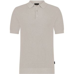 Saint Steve - Regular Polo - Beige - Gebreid