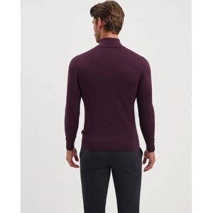 Saint Steve - CAS 19480 - Gebreide Trui - Plum Melange - 100% Katoen