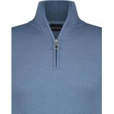 Saint Steve - CAS - Half Zip Trui - Blauw - Katoen