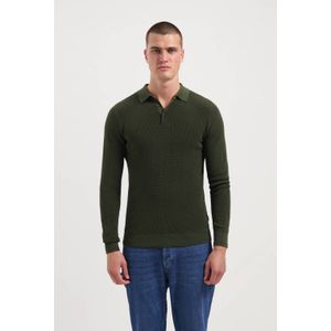 Saint Steve SANDER - Gebreide Trui - Donkergroen
