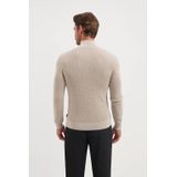 Saint Steve T-shirt blauw (Maat: M) - Effen - Halslijn: Opstaande kraag met rits,