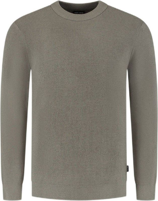 Saint Steve - DURK - Trui - Groen - Ingebreid Patroon