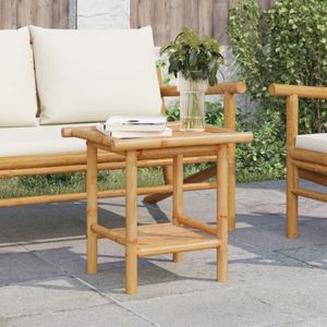vidaXL - Salontafel - Bamboe - 45x45x45 cm