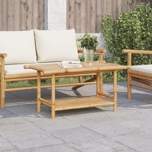 vidaXL - Salontafel - Bamboe - 90x50x45 cm