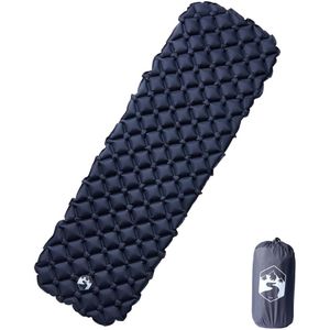 vidaXL Kampeermatras opblaasbaar 190x58x6 cm 1- persoons grijs