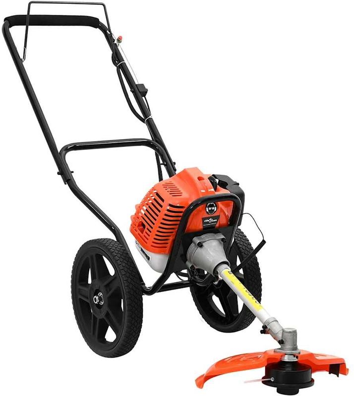 Freischneider mit Rädern Orange 52 cm³ 1,45 kW Vidaxl