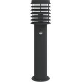 Vidaxl - Wegeleuchte mit Bewegungsmelder Schwarz 60 cm Edelstahl