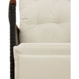 vidaXL - 9-delige - Bistroset - met - kussens - poly - rattan - zwart